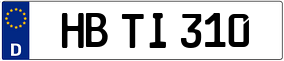 Truck License Plate